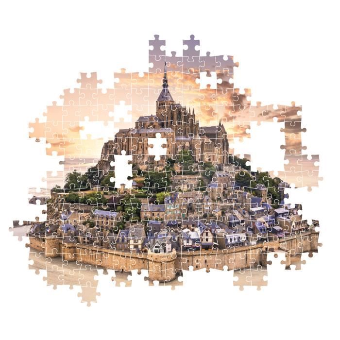 CLEMENTONI - Compact 1500 pieces - Le Mont Saint-Michel