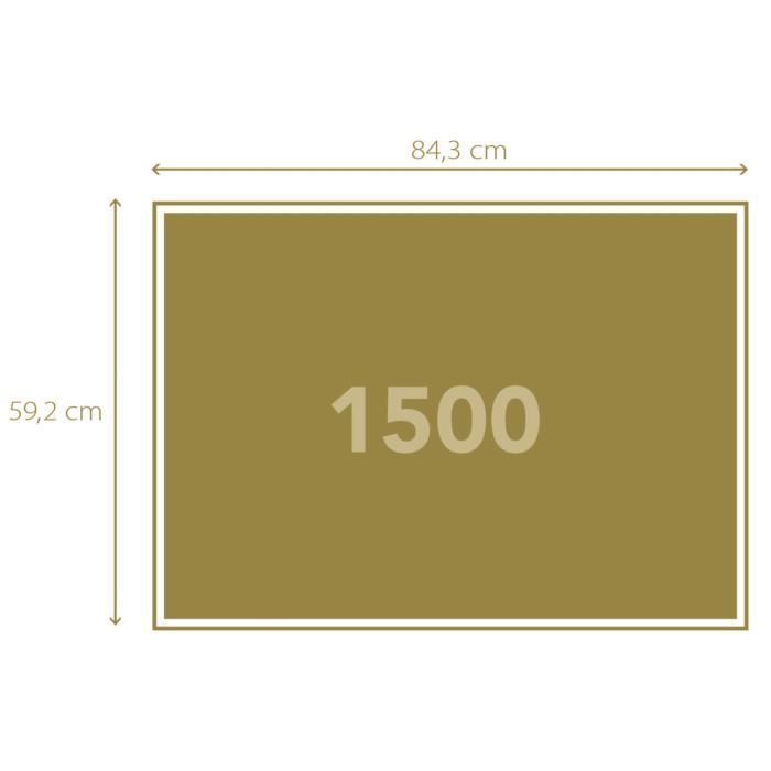 CLEMENTONI - Compact 1500 pieces - Harry Potter
