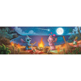 Puzzle 1000 pieces Stitch, Panorama Compact, CLEMENTONI, Dimensions du puzzle 98 x 33 cm