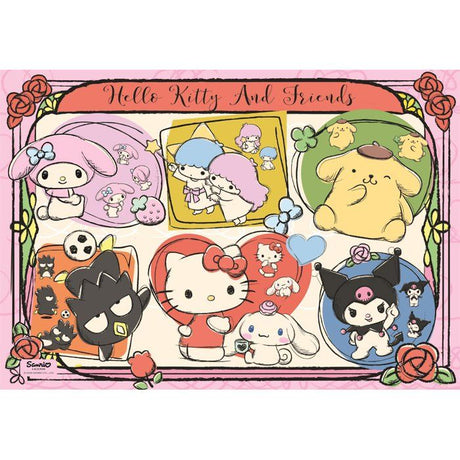 Puzzle 1000 pieces - Clementoni - Hello Kitty et ses Amis - Des 14 ans