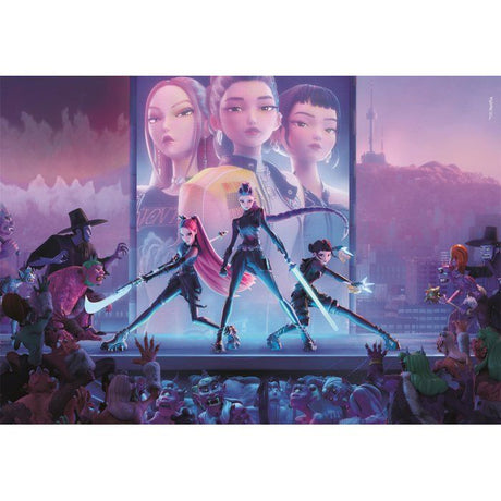 Clementoni - K-Pop Demon Hunters - Puzzle 1000 Pieces - Puzzle Adulte - Des 14 ans - Netflix