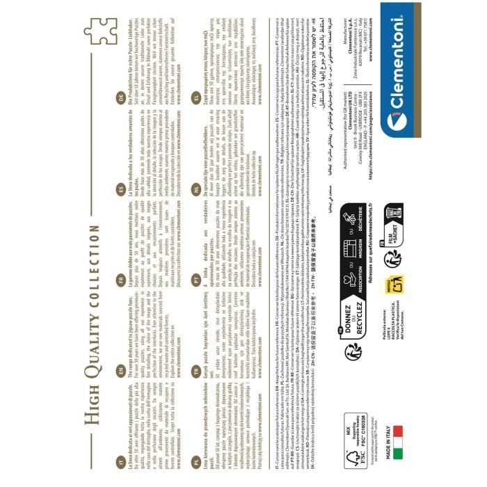 CLEMENTONI - Compact 1000 pieces - Death Note