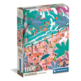 CLEMENTONI - Compact 1000 pieces - Sunday at the Beach