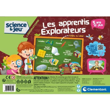 Les apprentis explorateurs - Clementoni - Science et Jeu - Laboratoire - Jeu d'Expériences - Des 5 ans