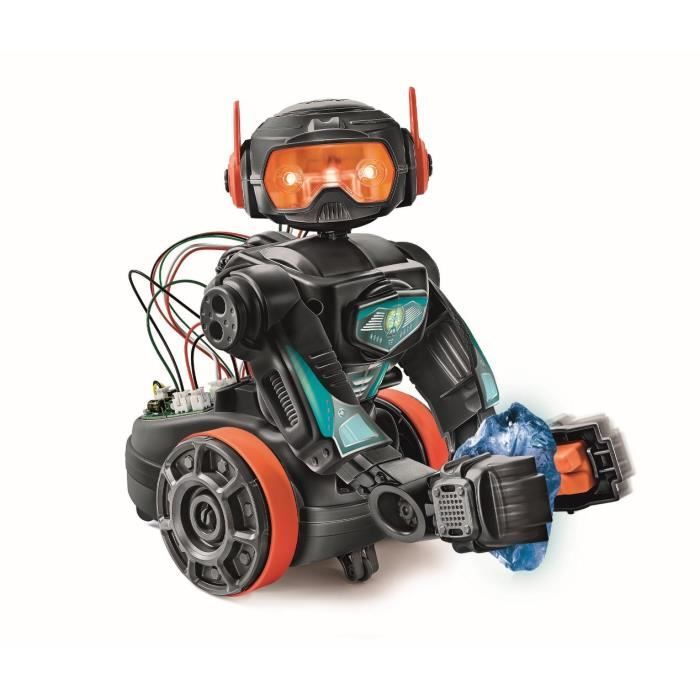 Clementoni - Robot Évolution 2.0 a assembler et programmer - 4 modes de jeu - Fabriqué en Italie