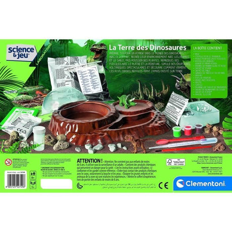La terre des dinosaures - Clementoni - Science & Jeu - Jeux Scientifiques