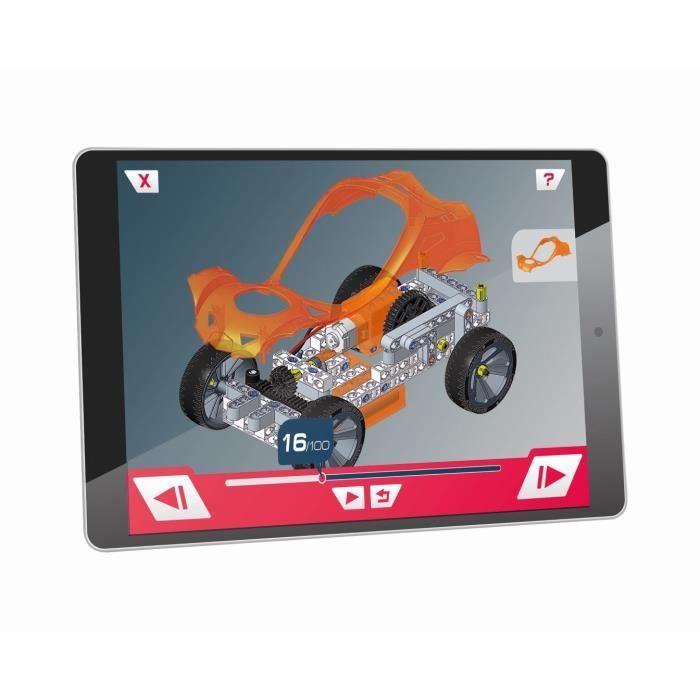 CLEMENTONI - Véhicules et machines - 50 constructions - Manuel illustré et application pour visualisation 3D - Fabriqué en Italie