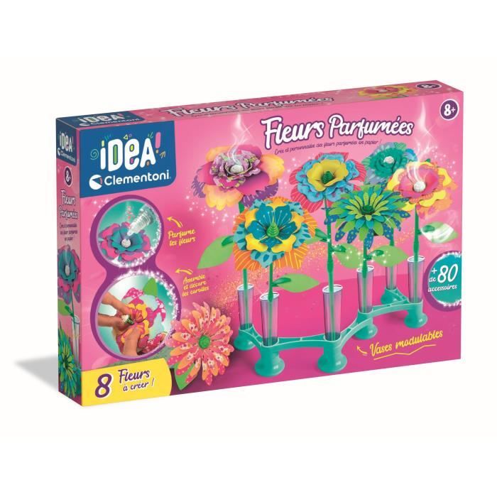 CLEMENTONI - Fleurs parfumées a créer - 7 créations - IDEA - Des 7ans
