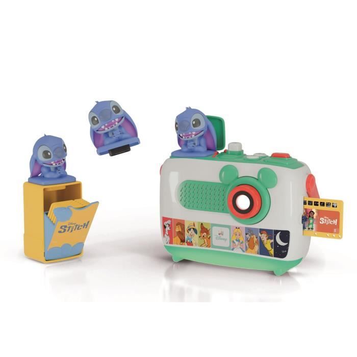 Clementoni, Recharge  Projecteur Conteur d'Histoires Plus, Les Histoires de Stitch, 5 Histoires Racontées et Projetées, Des 2ans