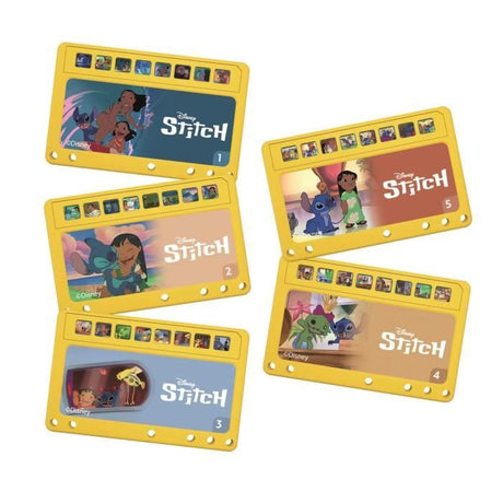 Clementoni, Recharge  Projecteur Conteur d'Histoires Plus, Les Histoires de Stitch, 5 Histoires Racontées et Projetées, Des 2ans