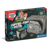 CLEMENTONI - Coffre-Fort Digital - Code Secret - Des 8 ans - Jouet Électronique - Cadenas Numérique - Effets sonores - Secret