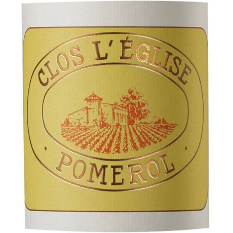Clos L'Eglise 2022 Pomerol - Vin rouge de Bordeaux