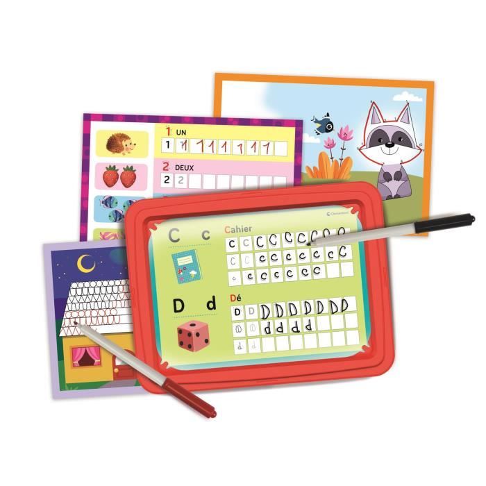 Jeu d'écriture pour enfants - Clementoni - Mon atelier d'écriture - Alphabet et pré-écriture