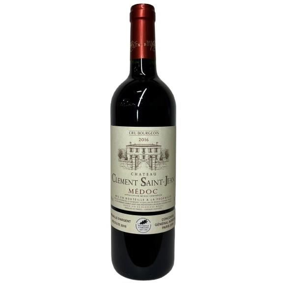 Château Clément Saint-Jean 2016 Médoc - Vin rouge de Bordeaux