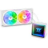 THERMALTAKE - TH240 V3 A-RGB Sync Snow - CL-W467-PL12SW-A - Watercooling AIO - Ventilateur 1x 240 mm ARGB - Blanc