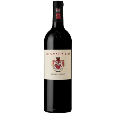 Clos Marsalette 2017 Pessac-Leognan - Vin rouge de Bordeaux