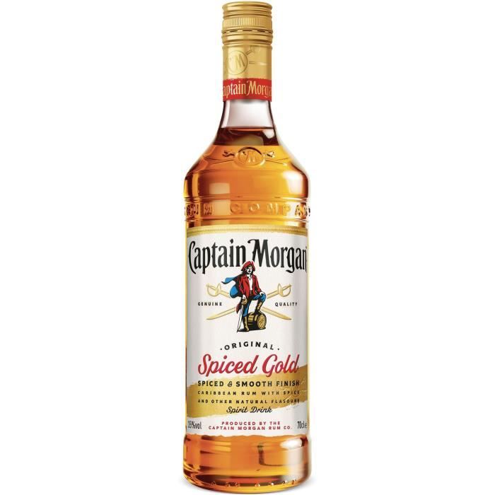 CAPTAIN MORGAN Spiced Gold - Rhum - 35,00% Vol. - 70 cl