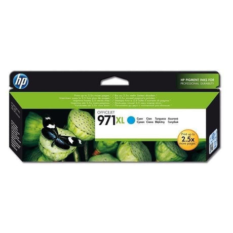 HP 971XL Cartouche d'encre cyan grande capacitť authentique (CN626AE) pour HP Officejet Pro X451/X476/X551/X576