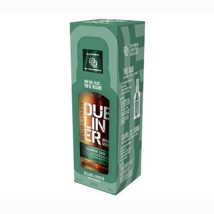 The Dubliner - Coffret Whiskey Bourbon Cask 70cl 40,0% Vol. + 1 Verre