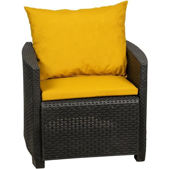 Ensemble de coussin Coffee set - JARDIN PRIVE - Cumin