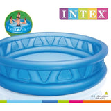 Piscine gonflable ronde Soft Side Pool pour enfant et famille - INTEX - 188x46cm - CapacitÈ 666L - Bleu
