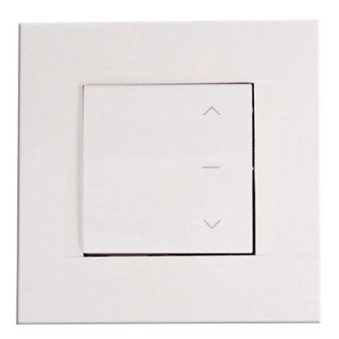 Volet roulant - Aluminium - H220 cm x L150 cm - Manoeuvre électrique filaire - Coloris Blanc - Ajustable