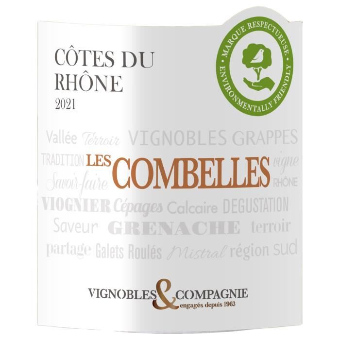 Les Combelles 2024 Côtes du Rhône - Vin blanc de la Vallée du Rhône