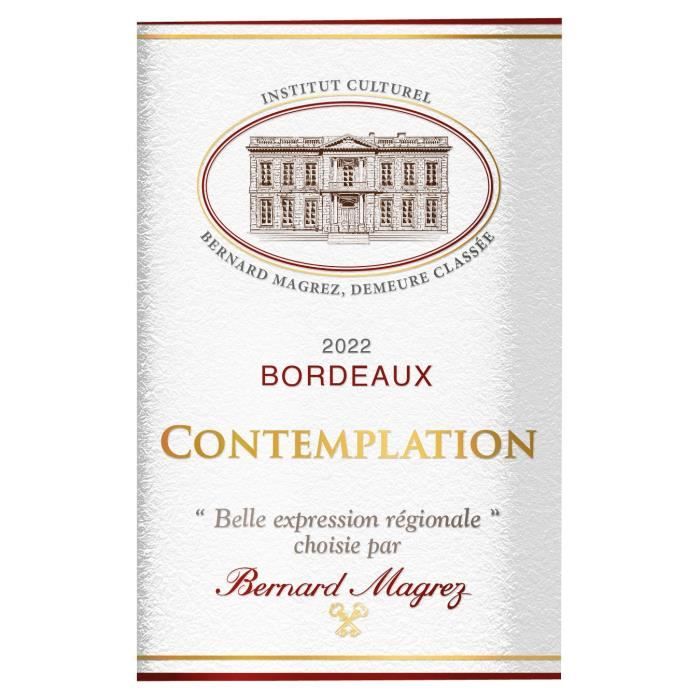 Contemplation 2022 Bordeaux - Vin rouge de Bordeaux