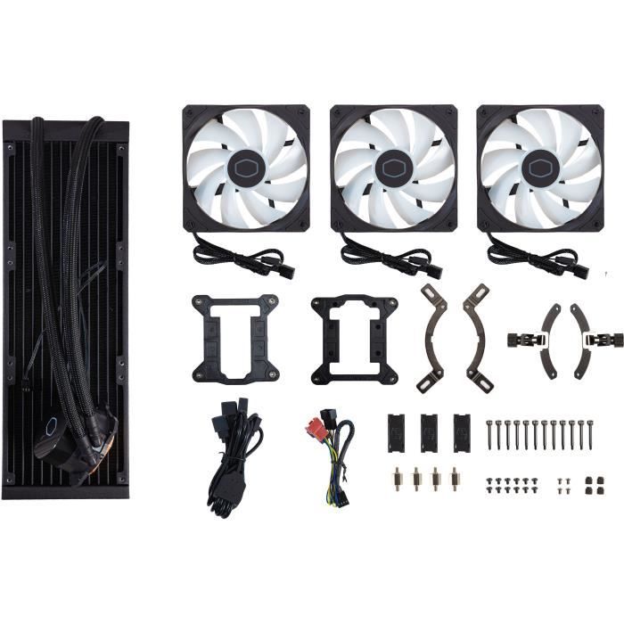 Watercooling - COOLER MASTER - MasterLiquid 360L Core Noir ARGB (MLW-D36M-A18PZ-R1)