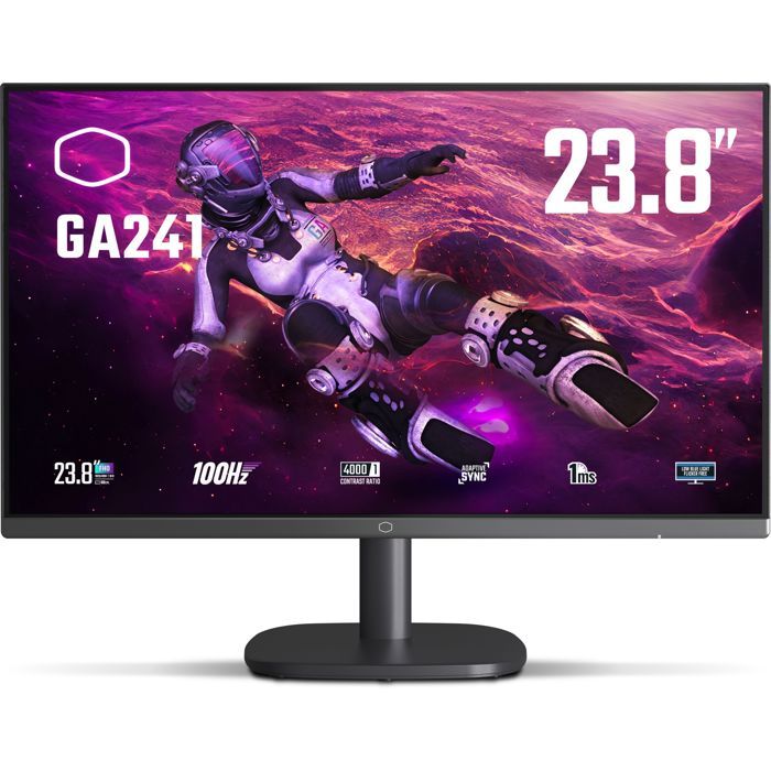 Ecran PC - COOLER MASTER - 23.8'' - FHD - 100Hz - VA - 1ms - GA241