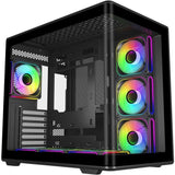 COOLER MASTER - Elite 600 Black 7*ARGB (7 Fan Version + Hub) - Boîtier PC - Moyen tour