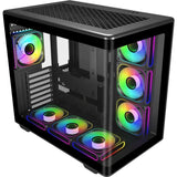 COOLER MASTER - Elite 600 Black 7*ARGB (7 Fan Version + Hub) - Boîtier PC - Moyen tour