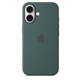 APPLE iPhone 16 - Coque en silicone avec MagSafe - Lake Green