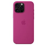 APPLE iPhone†16 Pro Max- Coque en silicone avec MagSafe - Fuchsia