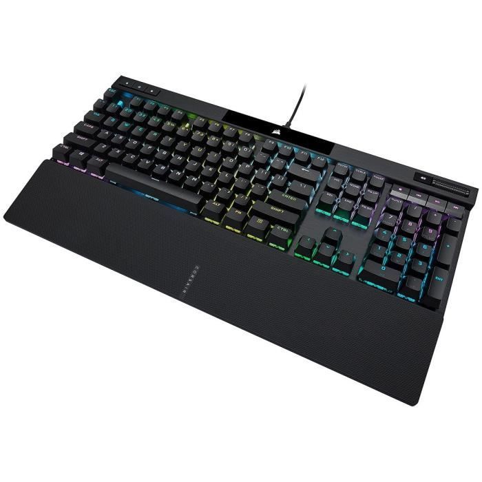 Clavier Gaming optique-mÈcanique - AZERTY - CORSAIR - K70 PRO OPX - RÈtroÈclairage LED RGB - Noir (CH-910941A-FR)