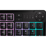 Clavier gaming filaire a membrane - CORSAIR - K55 CORE RGB - RÈtroÈclairage RGB 10 zones - Gris - Silencieux et rÈactif