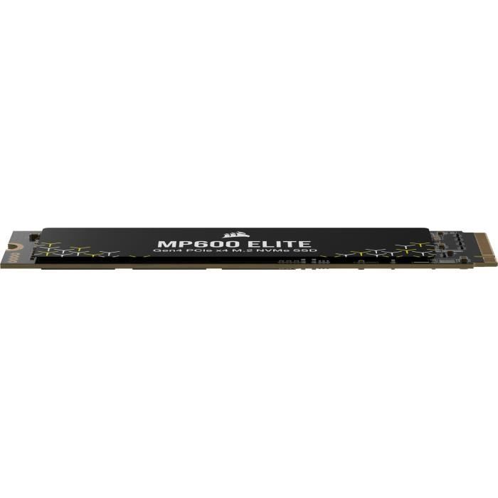 Disque SSD interne - CORSAIR - MP600 ELITE 2TB Gen4 PCIe x4 NVMe M.2 SSD - Sans dissipateur
