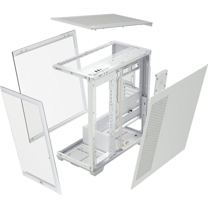 Boîtier PC - CORSAIR - Tempered Glass Mid-Tower 3500X - 17 cm - Blanc