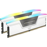 Mémoire RAM - CORSAIR - CMH32GX5M2B6000C40W - 32 Go 2x 16 Go - VENGEANCE RGB DDR5 White Heatspreader 6000MT/s - DIMM - CL 40