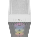 Boitier PC - CORSAIR - 3000D RGB AIRFLOW - ATX Moyen-tour - 3 ventilateurs AR120 RGB - Blanc