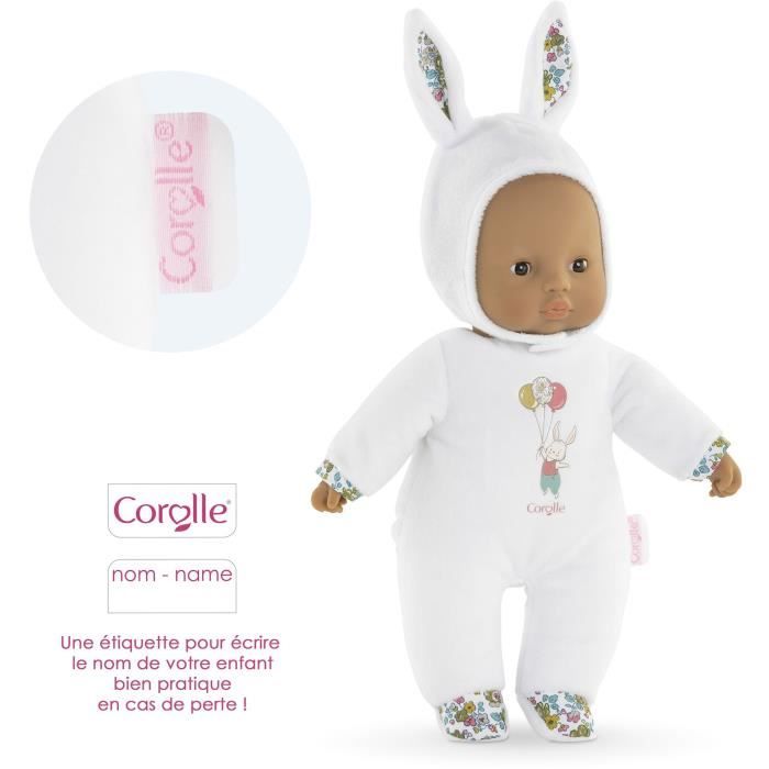 Poupon  - COROLLE - Pti'Coeur Lapin Blanc - 30 cm - Des 9 mois