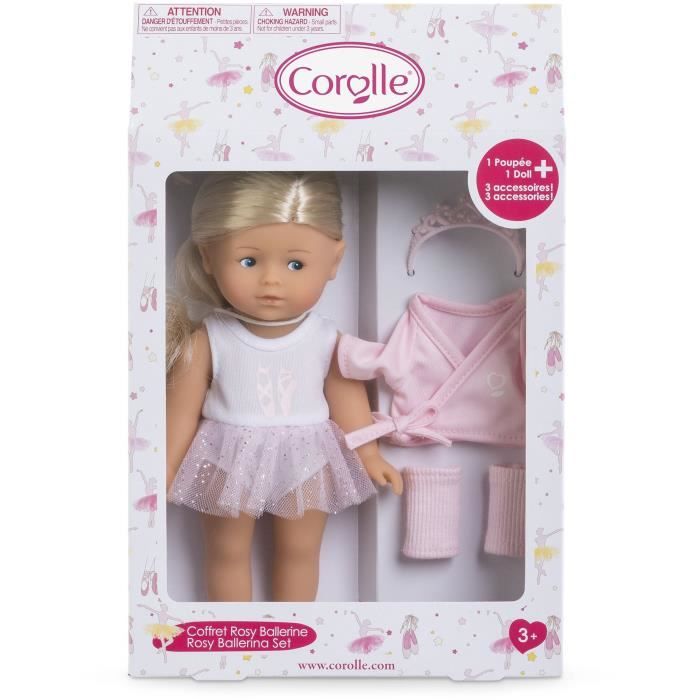 Mini poupÈe - COROLLE - Coffret Rosy Ballerine - 20 cm - senteur vanille - des 3 ans