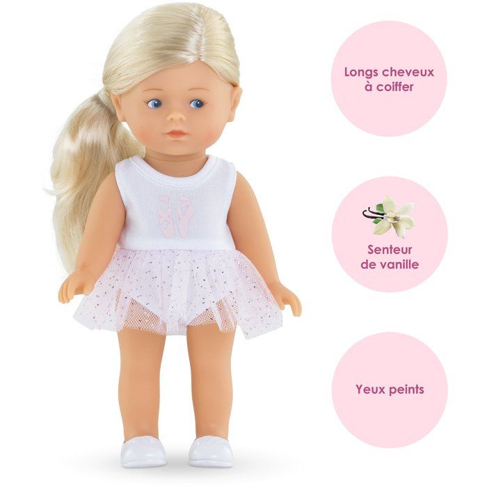 Coffret poupée - COROLLE - Mini Corolline Rosy Ballerine - 20 cm - Des 3 ans