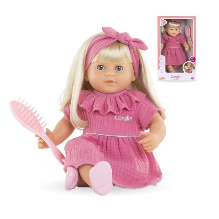 Poupon COROLLE - Jade - 36 cm - Cheveux faciles a coiffer - Senteur vanille