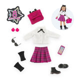 Accessoires poupée - COROLLE - Dressing College Anglais - 8 accessoires - des 4 ans