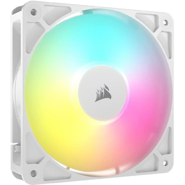 Ventilateur ARGB 120mm - CORSAIR - RS120 - Blanc - Refroidissement performant et effets lumineux ARGB