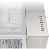 Boîtier PC - CORSAIR - CC-9011285-WW - 6500X Mid - Tower PC Case, White/Satin Gray Aluminum