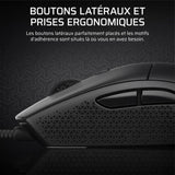 Souris Gaming Filaire - CORSAIR - M55 Wired - 16 000 DPI - Ergonomique - RÈtroÈclairage RGB