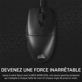 Souris Gaming Filaire - CORSAIR - M55 Wired - 16 000 DPI - Ergonomique - RÈtroÈclairage RGB