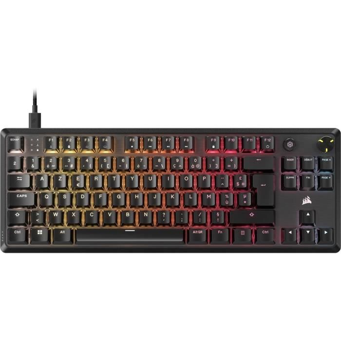 Clavier Gaming - CORSAIR - K70 Core TKL - RGB - Switchs MLX Red v2 - Filaire